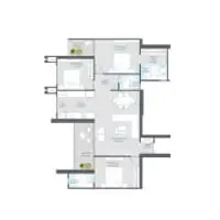 The Highness Wakad 3 BHK Floor Plan Image